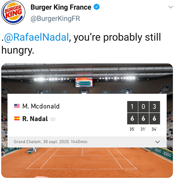 Burger King - Nadal
