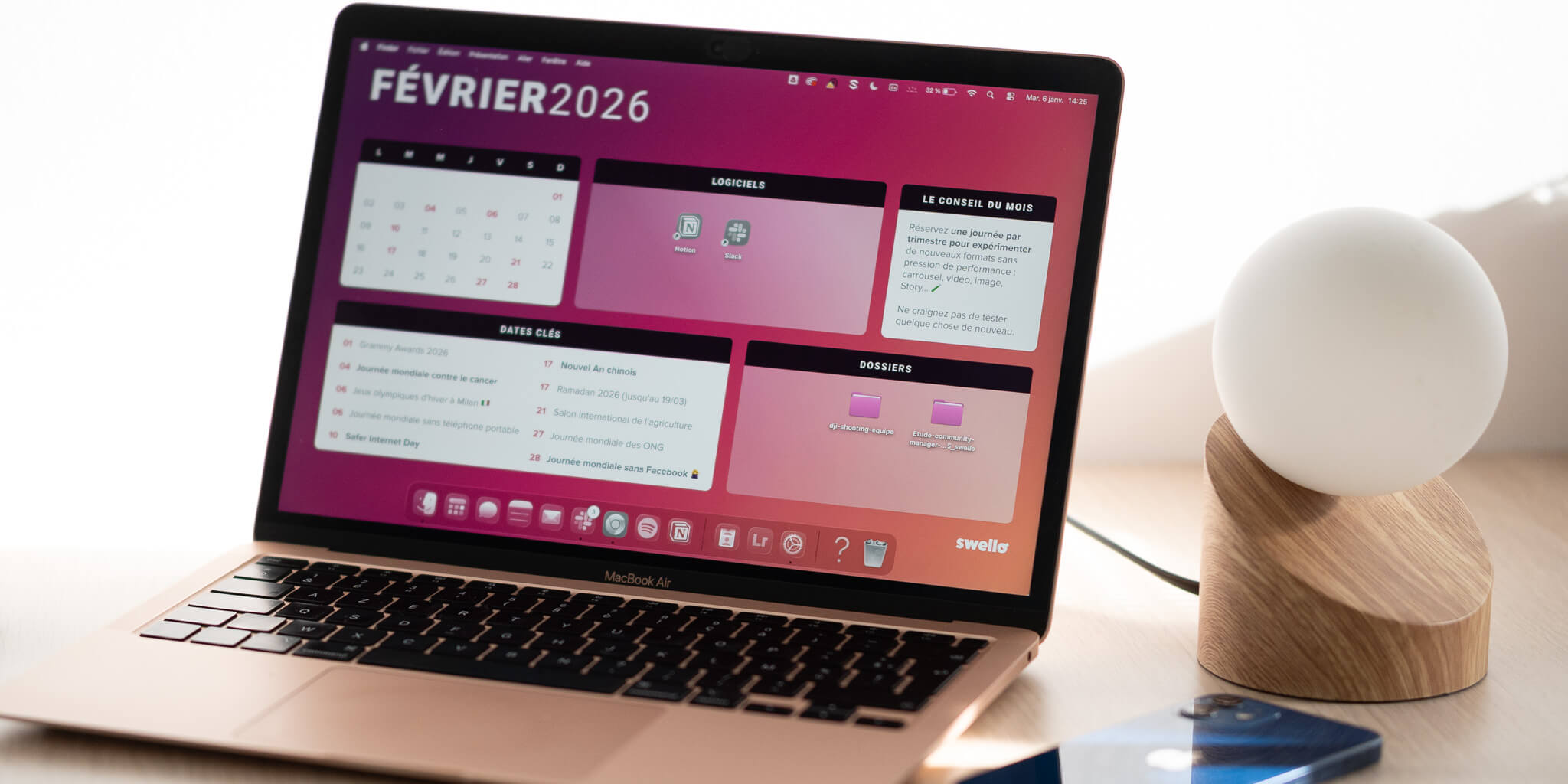 Le fond d'écran de février 2026