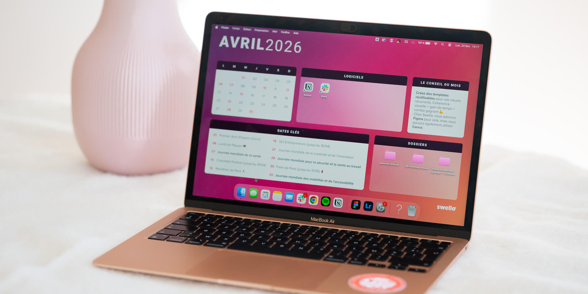 Fond écran avril 2026