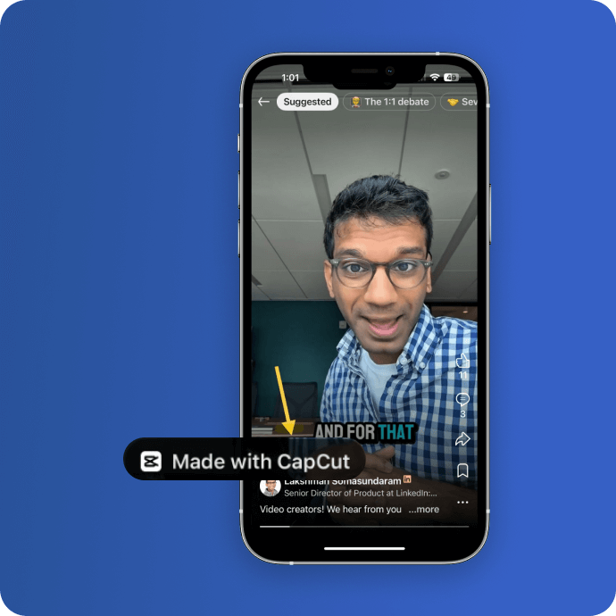 LinkedIn s'associe avec CapCut